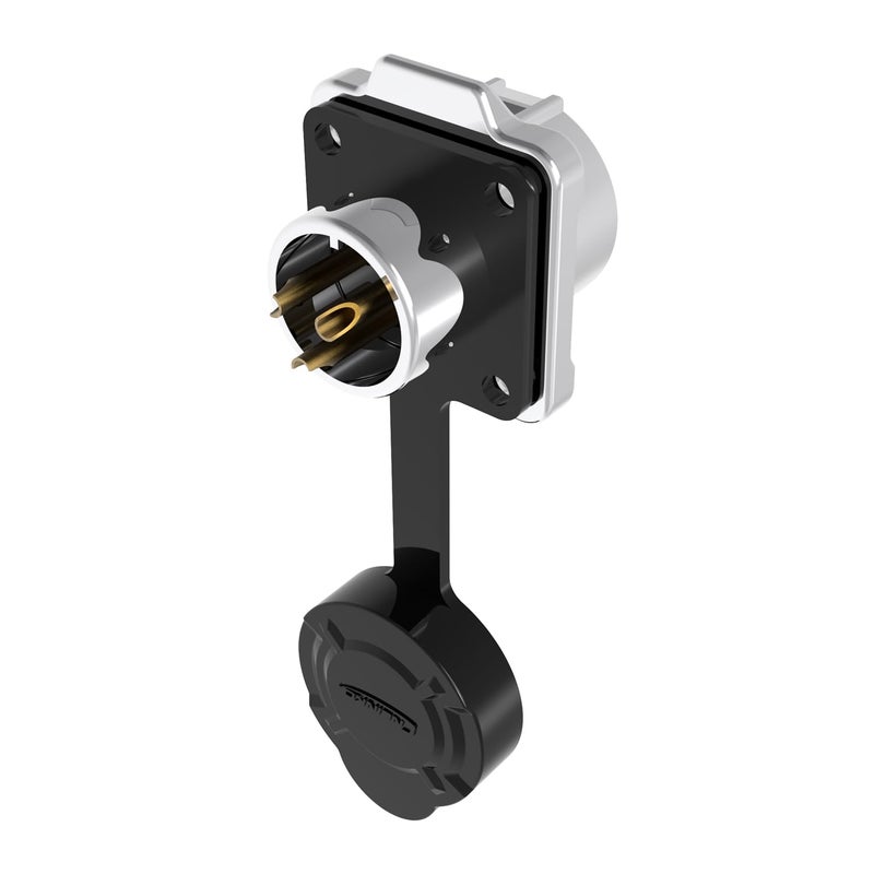 CNLINKO LP12 3-Pin Metal Shell Waterproof Circular Connector M12 Quick-Connect Flange Panel for Industrial Applications and Outdoor Use (3-Pin) - Image 3